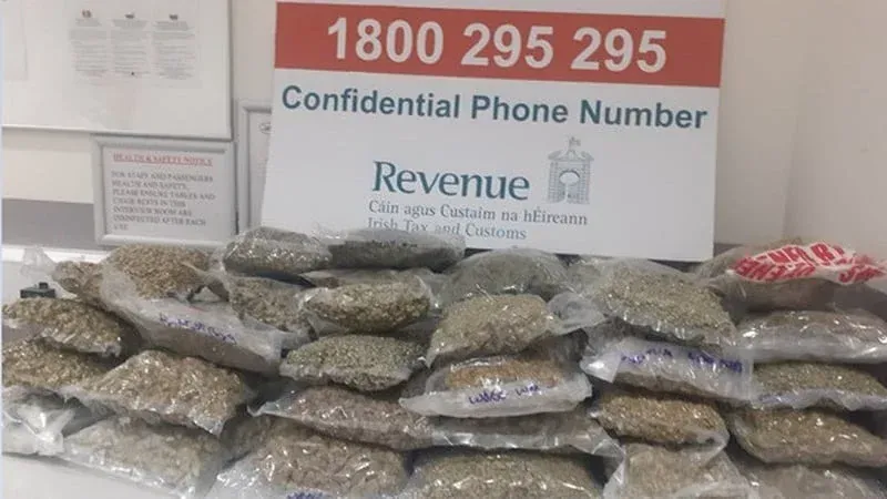 Major Drug Bust at Dublin Airport: Cannabis Valued at Half a Million Euros Intercepted