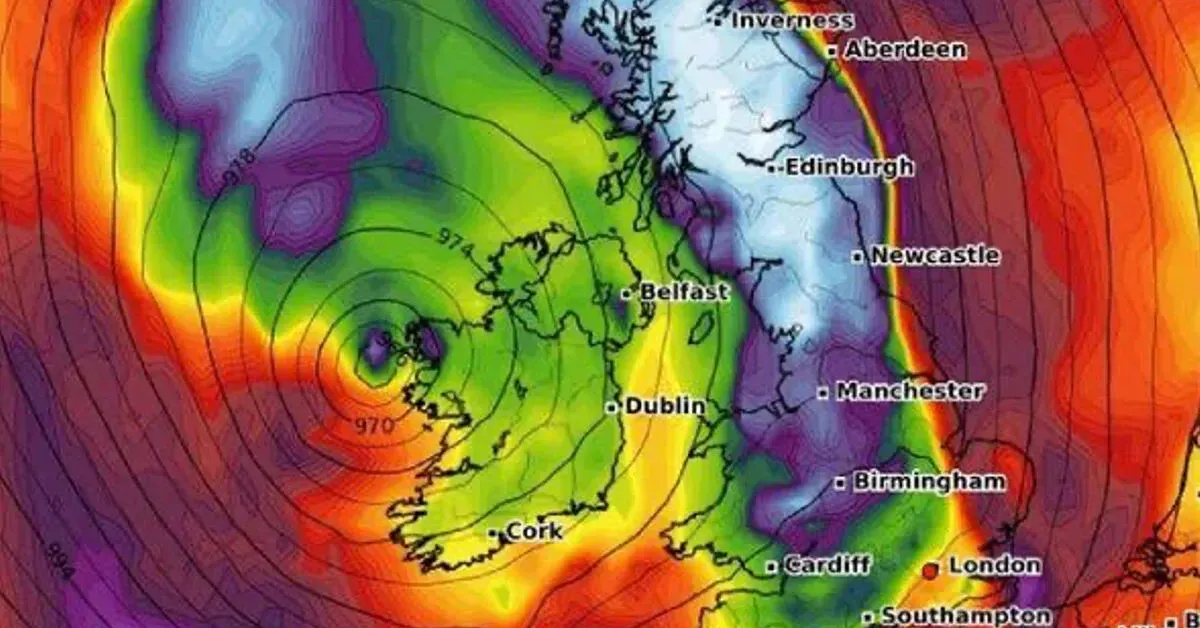 Storm Lilian Set to Batter Ireland: High Winds and Heavy Rain Expected