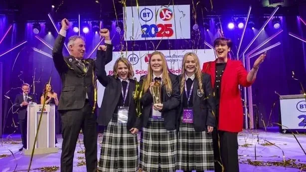they were presented with their prize at a ceremony in dublin's rds
