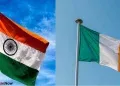 ireland and india flag