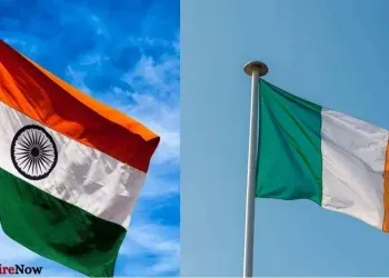 ireland and india flag