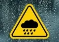 yellow rain warning