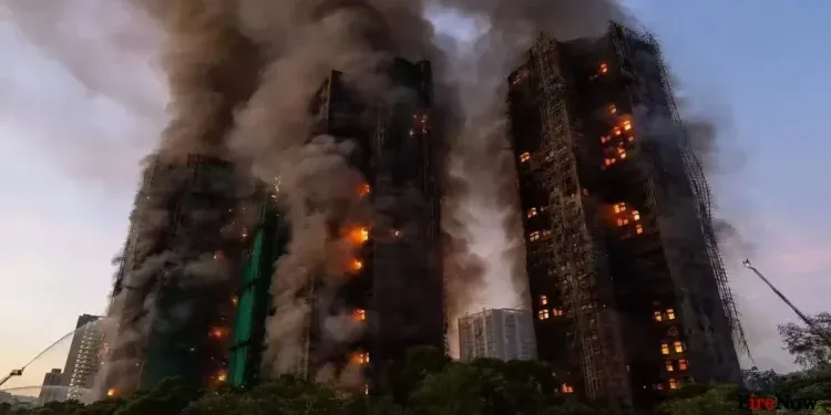 hong kong fire death toll climbs to 128 as search ends, investigation underway