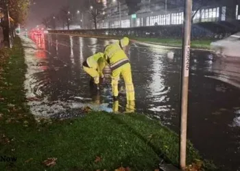 ireland storm claudia floods 18 wexford properties; 2,000 customers without power