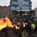 tense scenes in brussels as 1,000 tractors block city in farmer protests