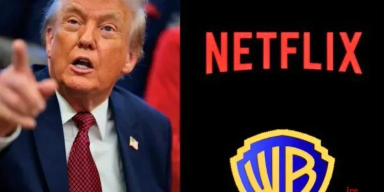trump says netflix's $83 billion warner bros acquisition 'could be a problem'