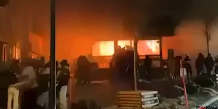 deadly fire at swiss ski resort bar dozens feared dead during new year celebrations