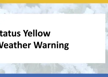 status yellow weather warning