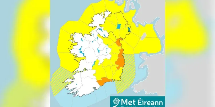 Orange Weather Warnings Extended as Acute Flood Risk Grips the East and South