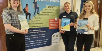 sligo university hospital launches ‘take the stairs’ campaign to boost health and wellbeing