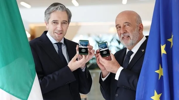 ireland launches €2 commemorative coin to mark eu presidency