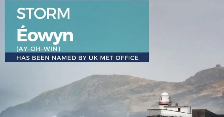 storm Éowyn to lash ireland with gale force winds and heavy rain