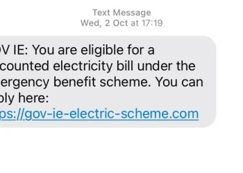 Electricity Credit Scam Alert: Beware of Fake gov.ie Texts Offering Discounts