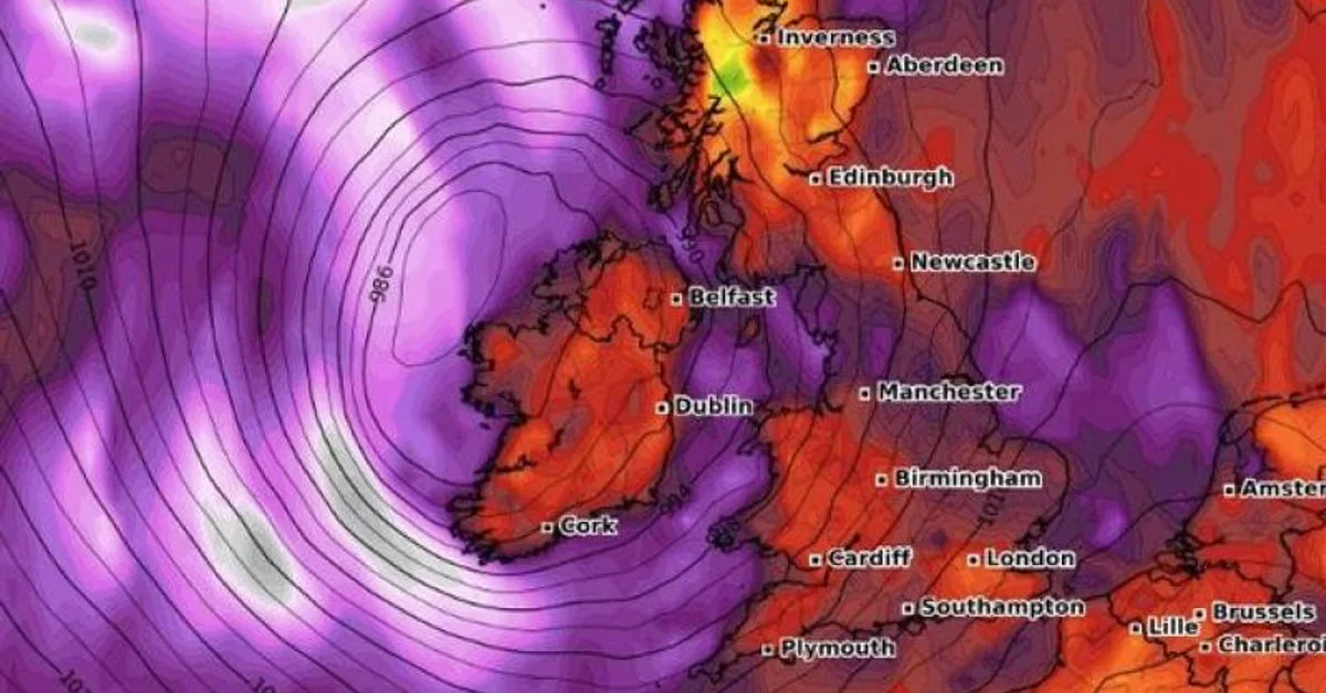 Storm Darragh Brings Status Red Wind Warnings to Ireland