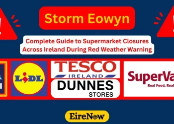 complete guide to supermarket closures across ireland during red weather warning