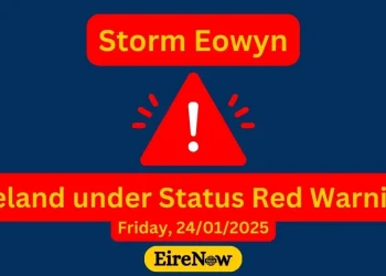 storm eowyn status red warning eire now