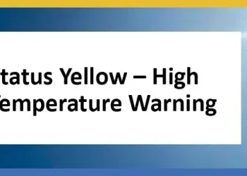 Status Yellow High Temperature Warning
