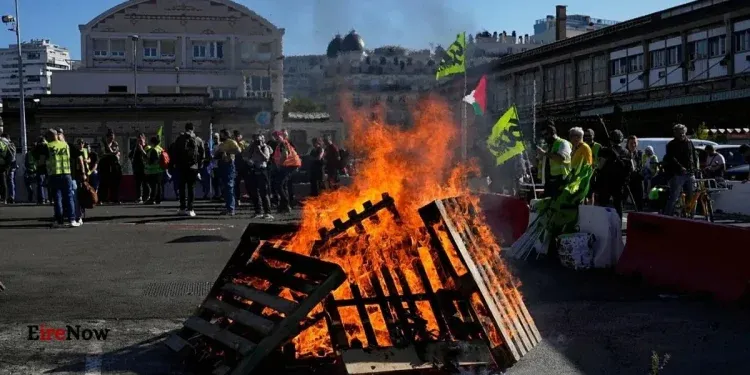 france massive protest