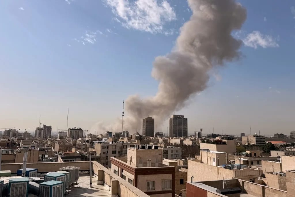 iran hit by strikes as us begins 'major combat operations’